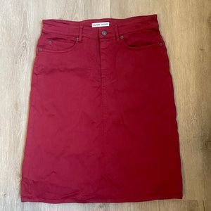 Tsumori Chisato Red Midi Skirt